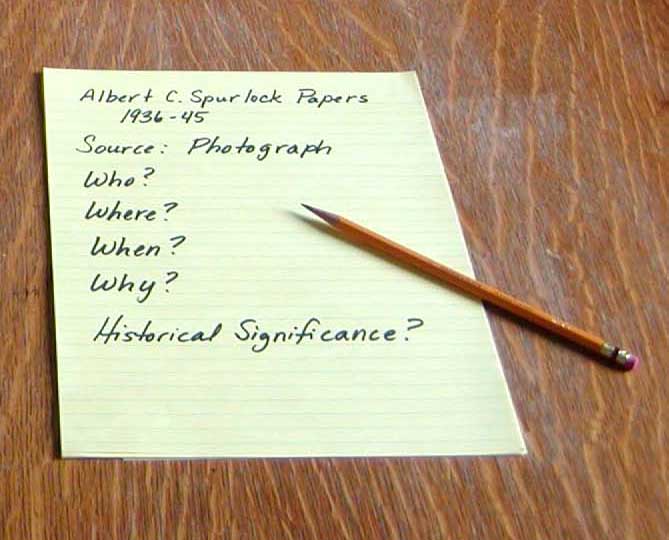 questions to help makes sense of primary source documents